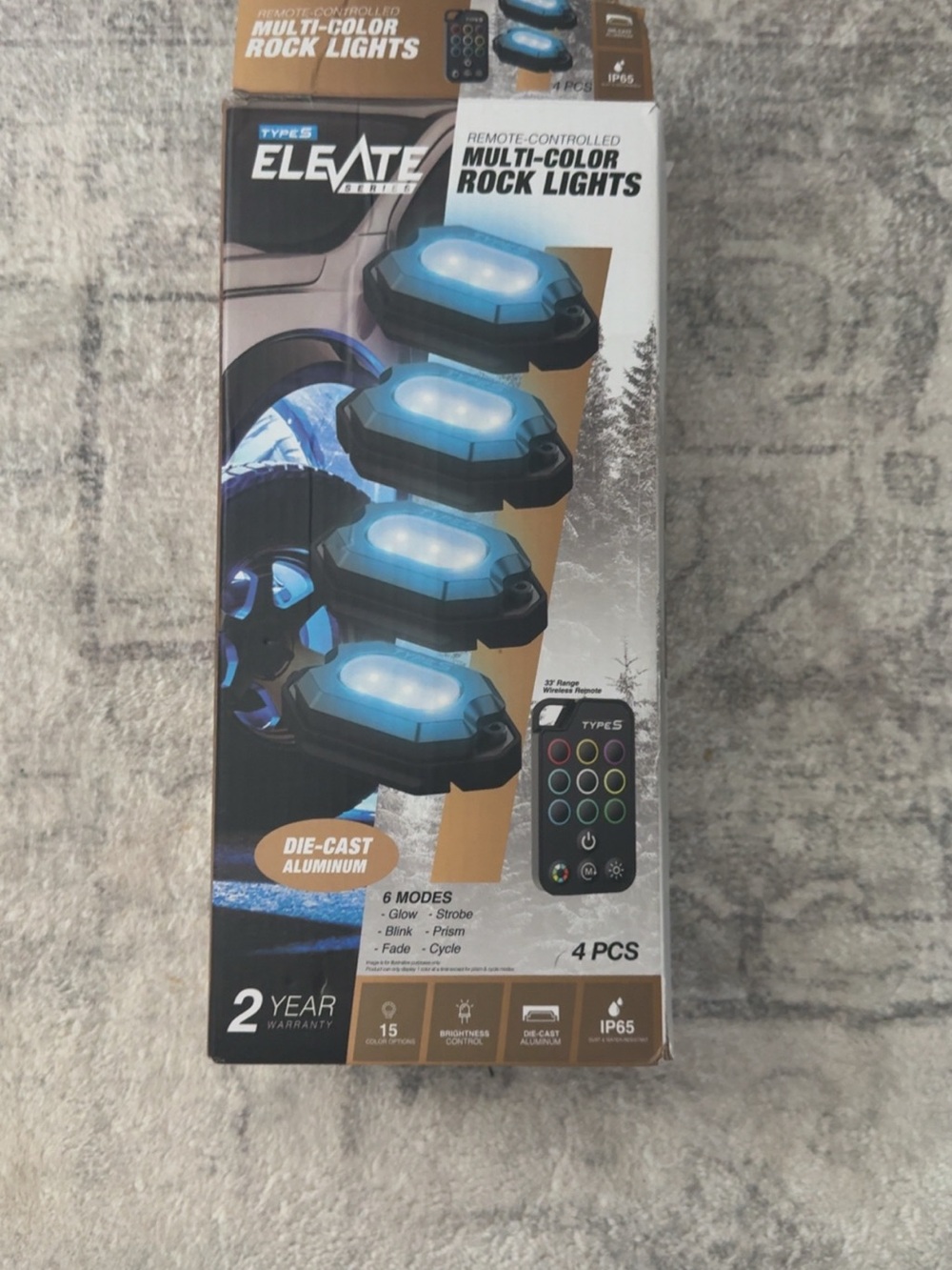Elevate Multi-Color Rock Lights - 4-Pack